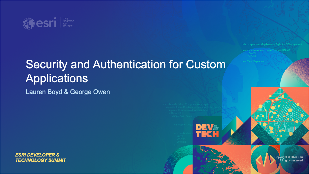 Security and Authentication Title Slide